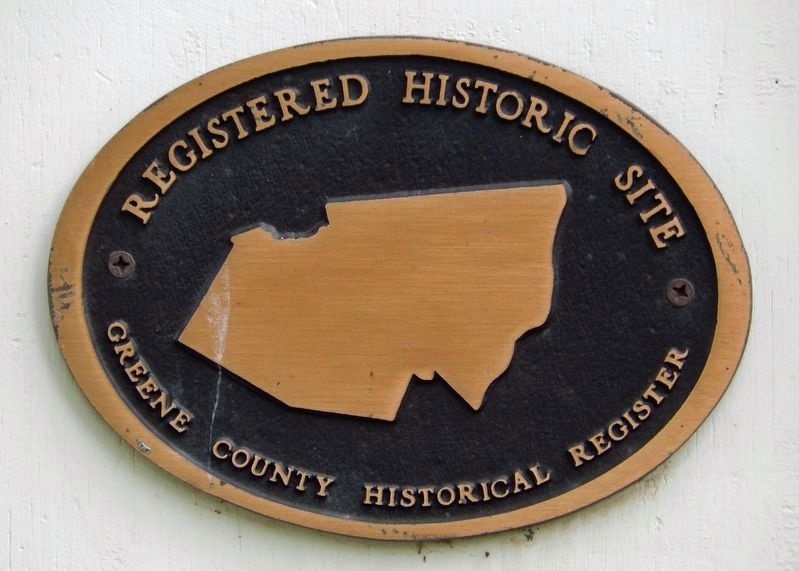Greene County Historical Register Marker image. Click for full size.