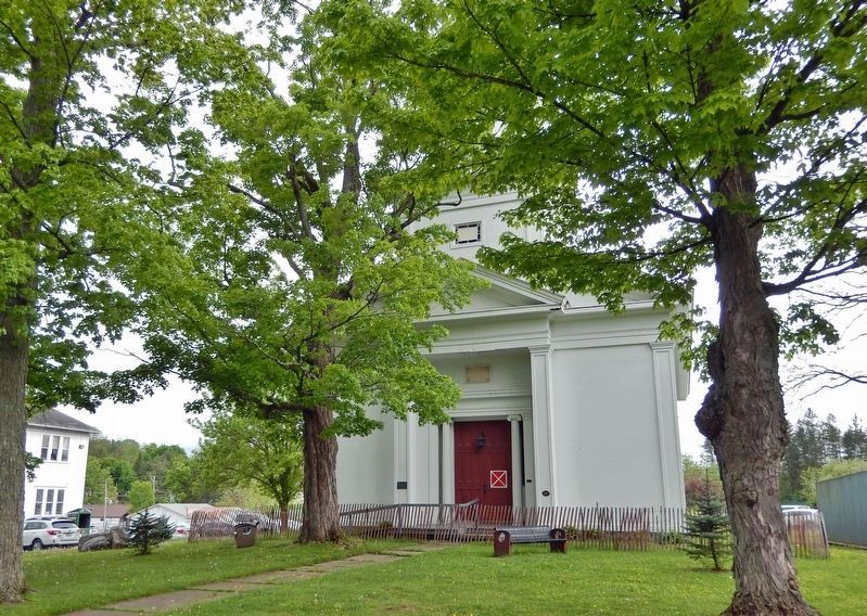 Greenville Presbyterian Church (1860)<br>(<i>east/front elevation</i>) image. Click for full size.