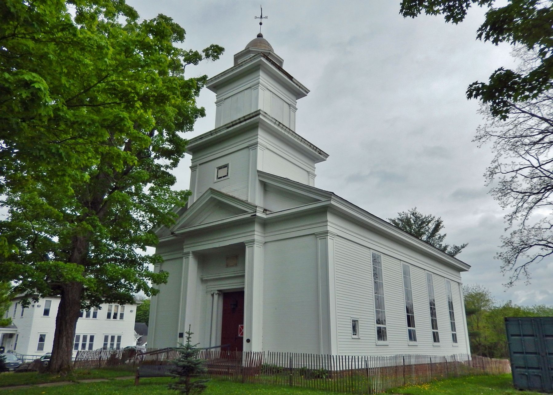 Greenville Presbyterian Church (1860) (<i>northeast elevation</i>) image. Click for full size.
