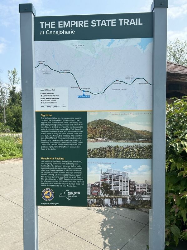 The Empire State Trail Marker. Click for full size. The Empire State Trail Marker image. Click for full size.
