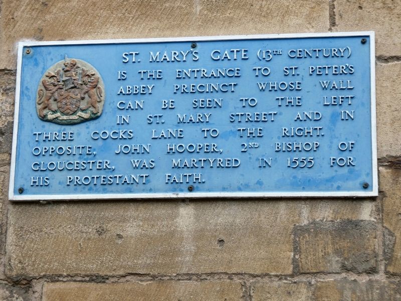 St. Mary’s Gate Marker. Click for full size. St. Mary’s Gate Marker image. Click for full size.
