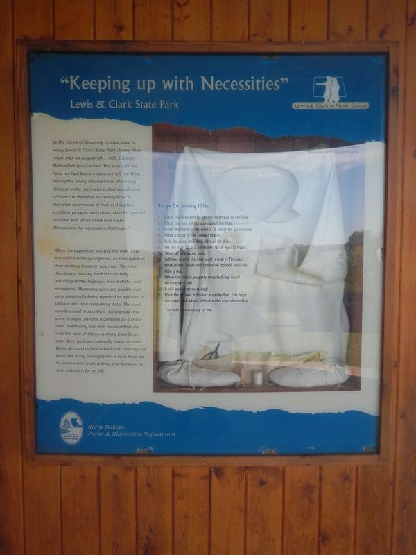 "Keeping up with Necessities" Marker image. Click for full size.