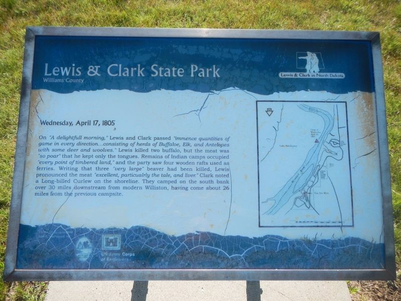 Lewis and Clark State Park Marker image. Click for full size.