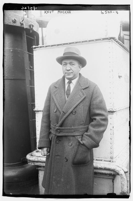 Knute Rockne (1888-1931) image. Click for full size.
