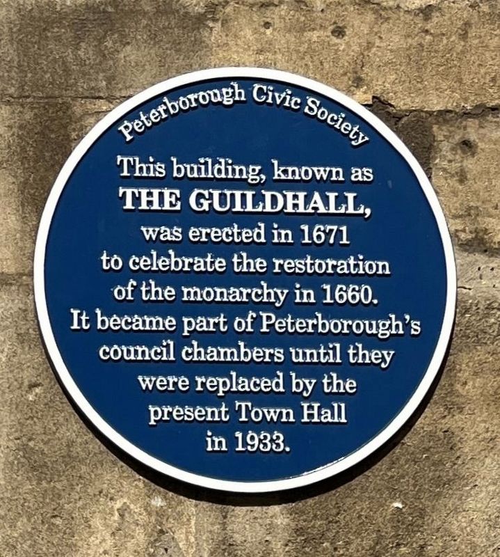 The Guildhall Marker. Click for full size. The Guildhall Marker image. Click for full size.