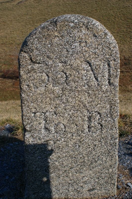 Front of milestone 35 M to B. Click for full size. Front of milestone 35 M to B image. Click for full size.