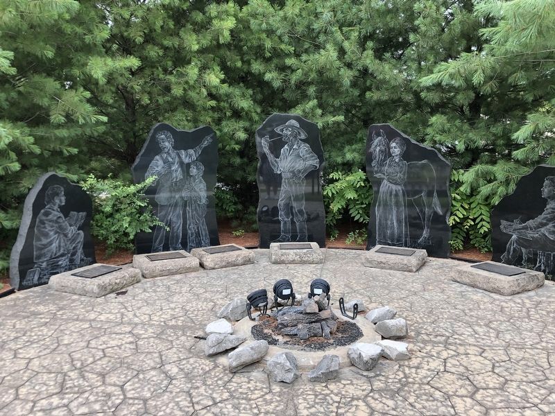 Franklin: Mother of the Santa Fe Trail Monument image. Click for full size.