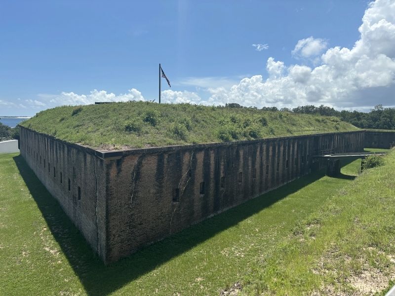 Barrancas in Coastal Defenses Marker. Click for full size. Barrancas in Coastal Defenses Marker image. Click for full size.
