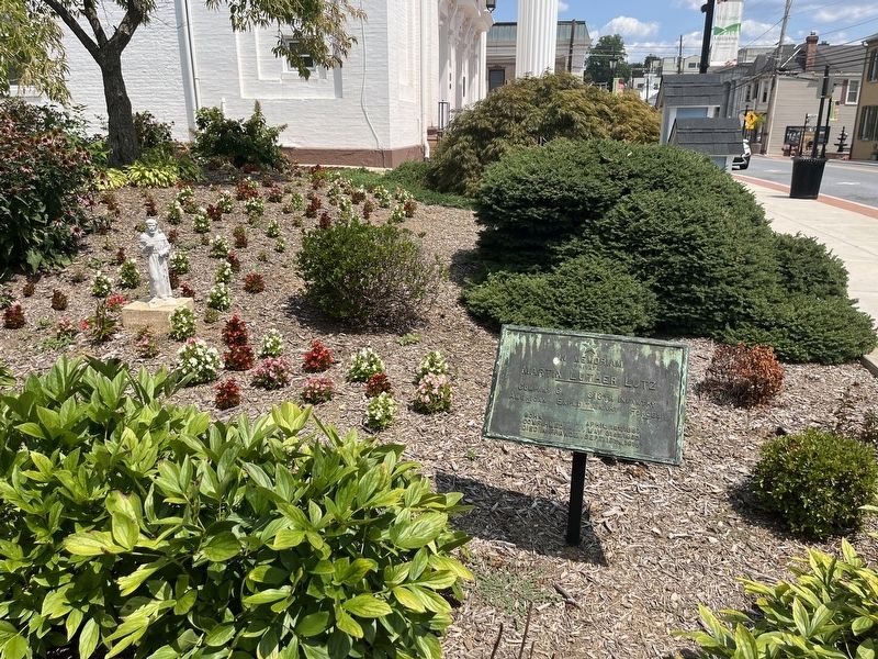 Private Martin Luther Lutz Memorial. Click for full size. Private Martin Luther Lutz Memorial image. Click for full size.