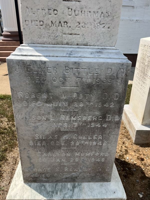 Lutheran Ministers Memorial. Click for full size. Lutheran Ministers Memorial image. Click for full size.