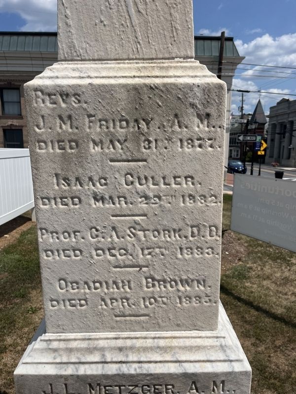 Lutheran Ministers Memorial. Click for full size. Lutheran Ministers Memorial image. Click for full size.