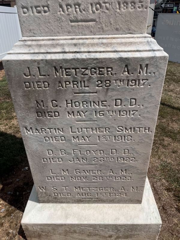 Lutheran Ministers Memorial. Click for full size. Lutheran Ministers Memorial image. Click for full size.