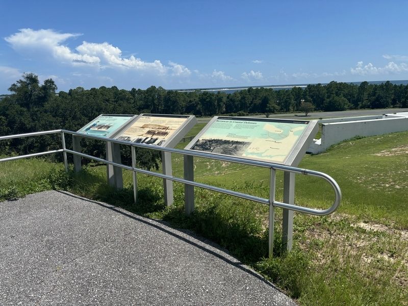 Spanish Water Battery Marker on the left. Click for full size. Spanish Water Battery Marker on the left image. Click for full size.