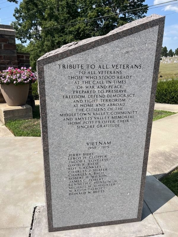 Tribute to All Veterans image. Click for full size.