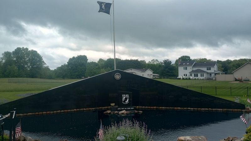 POW-MIA Memorial Reflecting Pond Marker image. Click for full size.