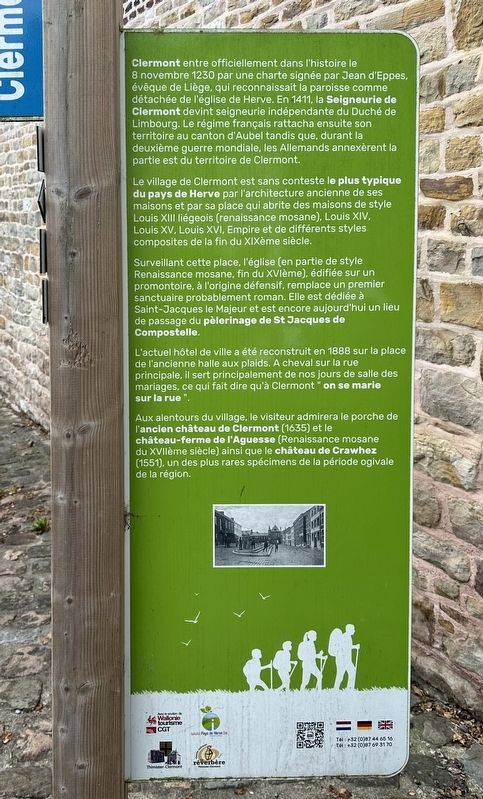 Clermont-sur-Berwinne Marker image. Click for full size.