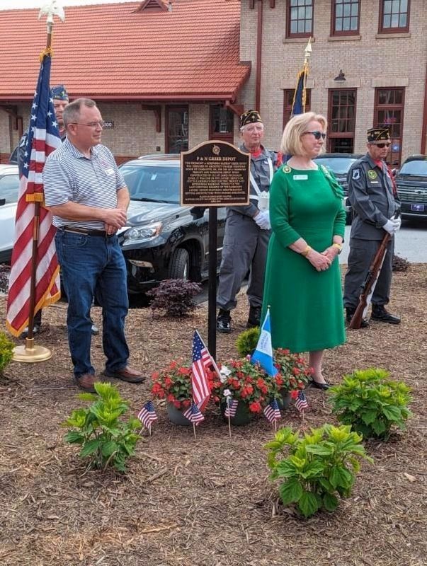 P & N Greer Depot Marker. Click for full size. P & N Greer Depot Marker image. Click for full size.