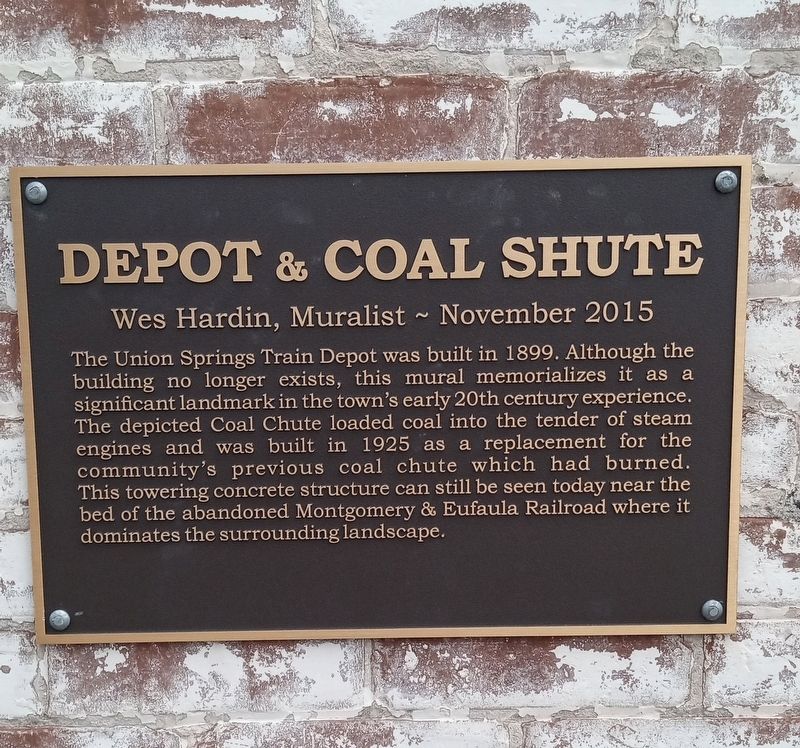 Depot & Coal Shute Marker. Click for full size. Depot & Coal Shute Marker image. Click for full size.
