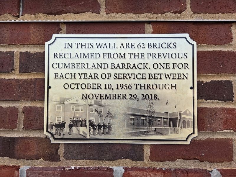 The Cumberland Barrack Marker image. Click for full size.