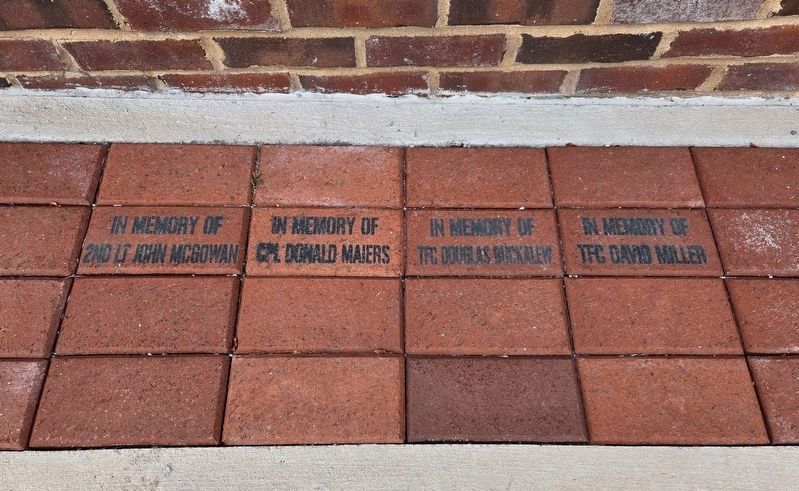 In Memory - Names At Ground Level Below The Marker image. Click for full size.