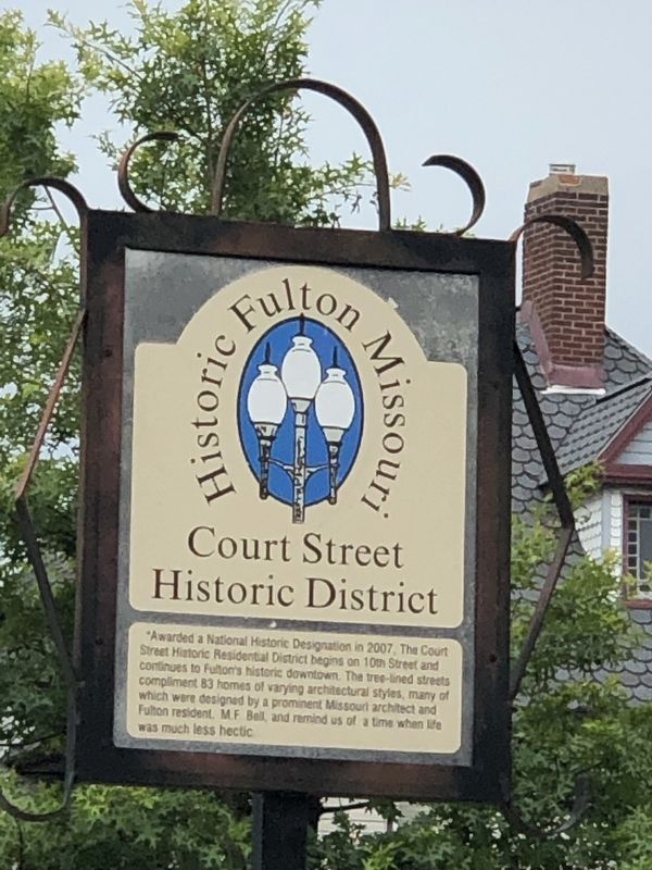 Court Street Historic District Marker image. Click for full size.