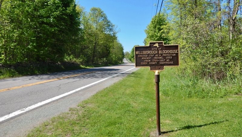 Site of Willsborough Blockhouse Marker image. Click for full size.