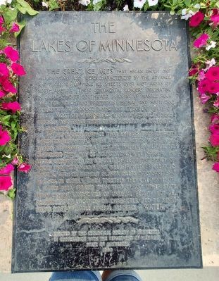 The Lakes of Minnesota Marker. Click for full size. The Lakes of Minnesota Marker image. Click for full size.