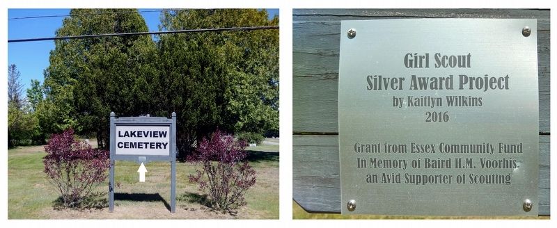 Lakeview Cemetery Sign. Click for full size. Lakeview Cemetery Sign image. Click for full size.