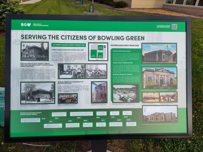 Serving The Citizens of Bowling Green Marker image. Click for full size.