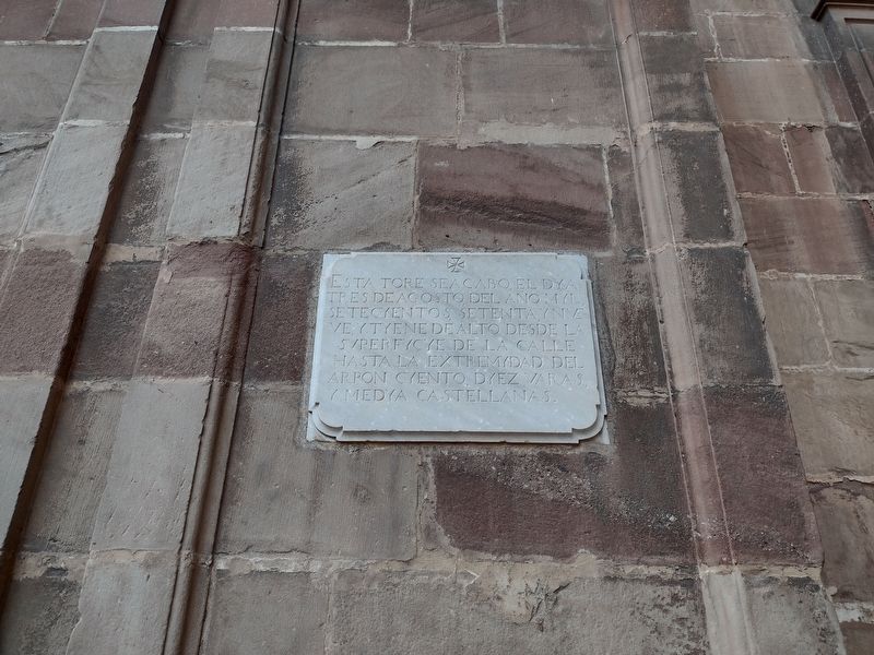 Cathedral tower Marker image. Click for full size.