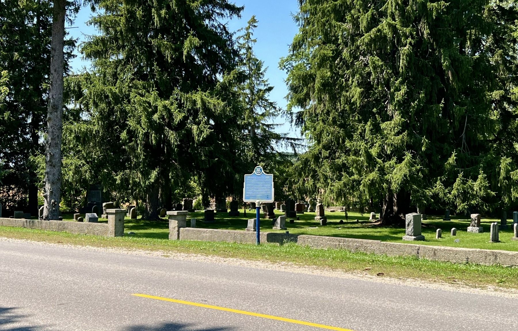 The Quaker Settlement at Sparta / La Colonie Quaker de Sparta Marker image. Click for full size.