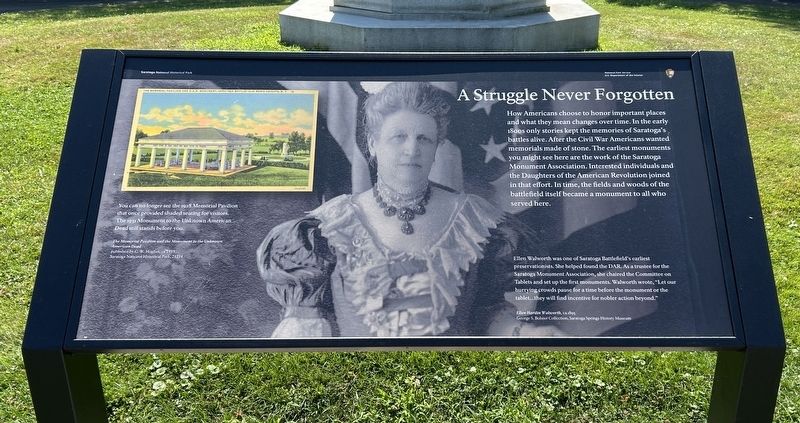 A Struggle Never Forgotten Marker. Click for full size. A Struggle Never Forgotten Marker image. Click for full size.