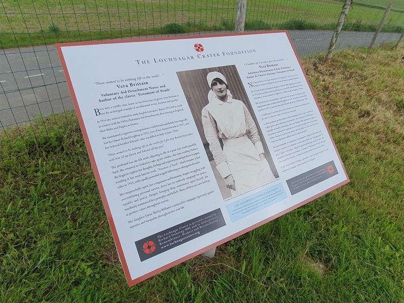 Vera Brittain Marker image. Click for full size.