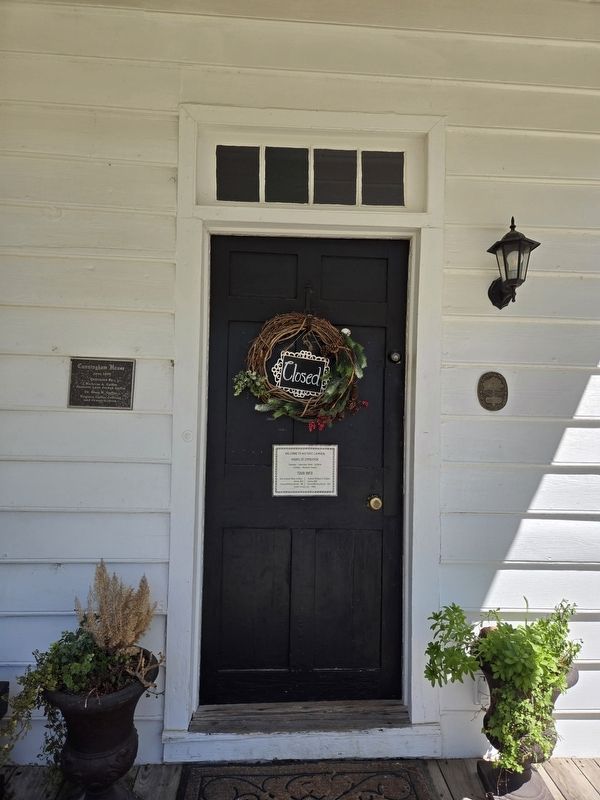 Cunningham House front door. Click for full size. Cunningham House front door image. Click for full size.
