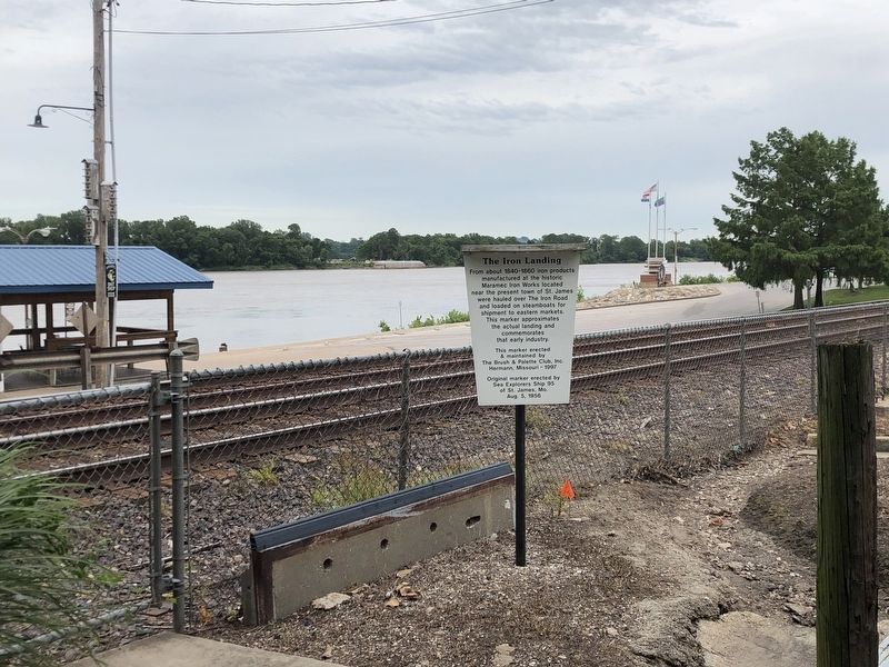 The Iron Landing Marker. Click for full size. The Iron Landing Marker image. Click for full size.