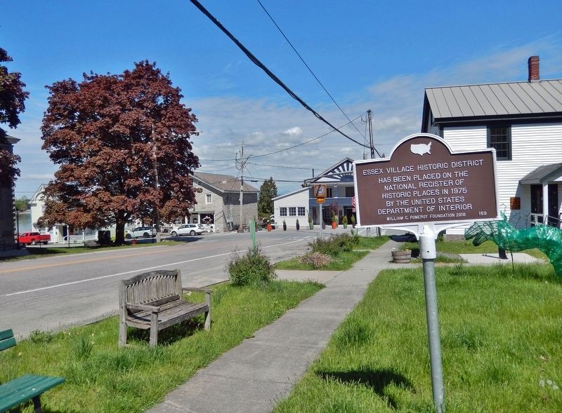 Essex Village Historic District Marker image. Click for full size.
