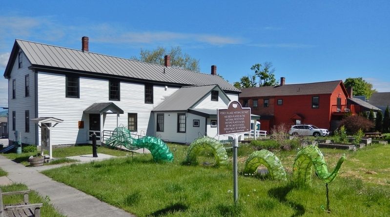 Essex Village Historic District Marker image. Click for full size.