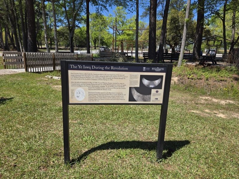 Wide view of The Ye Iswa During the Revolution Marker image. Click for full size.