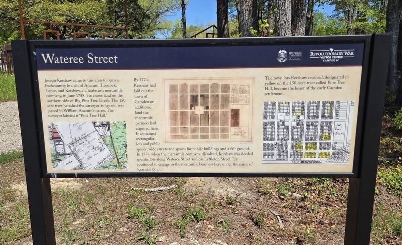 Wateree Street Marker. Click for full size. Wateree Street Marker image. Click for full size.
