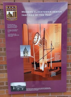 Courthouse Clock Tower Marker. Click for full size. Courthouse Clock Tower Marker image. Click for full size.