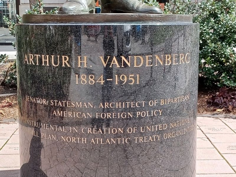 Arthur H. Vandenberg Marker image. Click for full size.