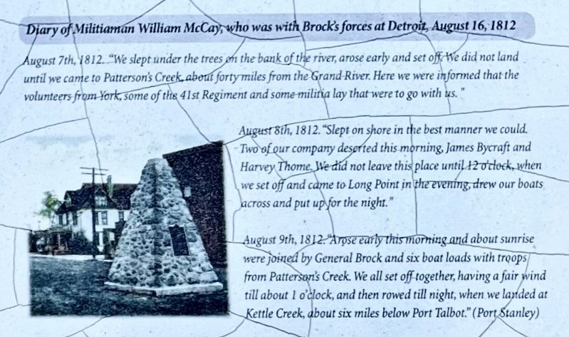 Col. John Bostwick marker detail. Click for full size. Col. John Bostwick marker detail image. Click for full size.