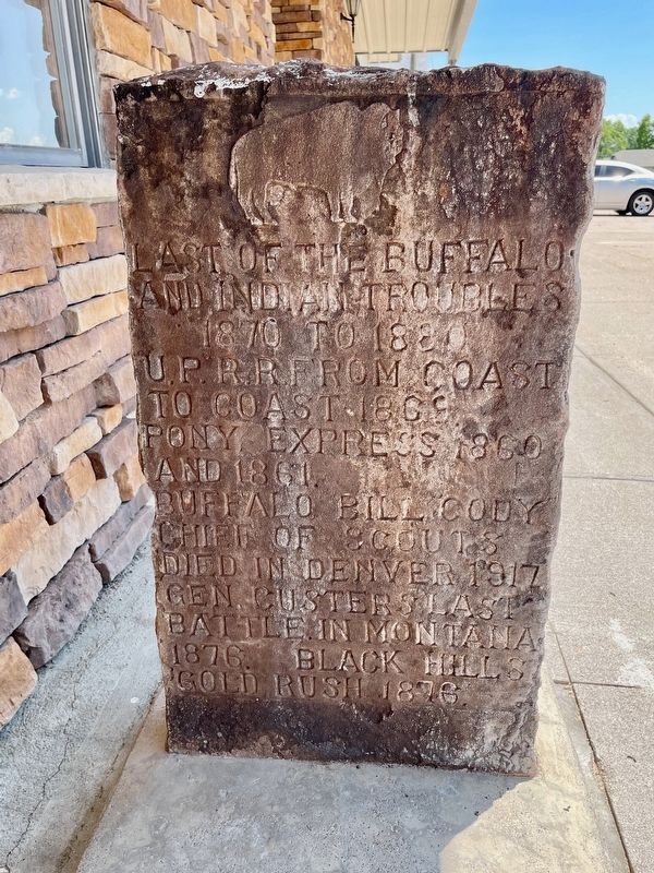 Historical Events Marker (reverse) image. Click for full size.