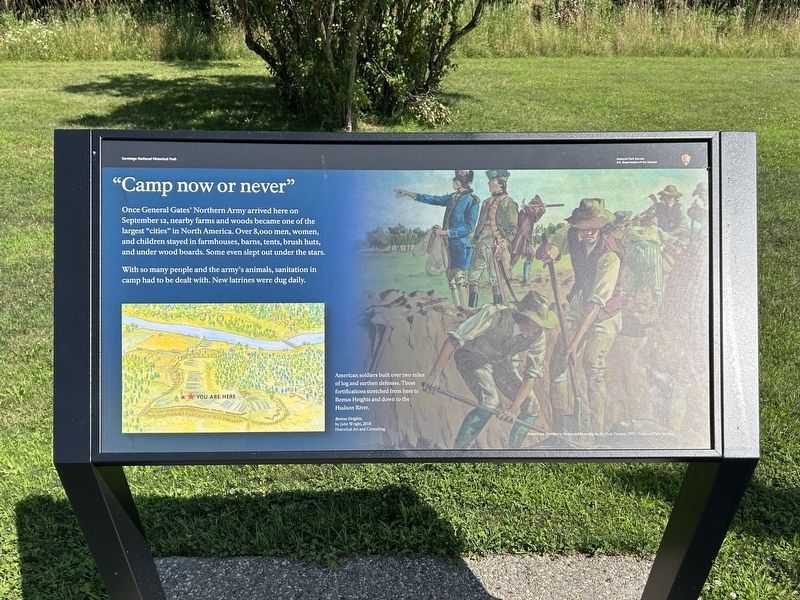 Camp Now or Never Marker. Click for full size. Camp Now or Never Marker image. Click for full size.
