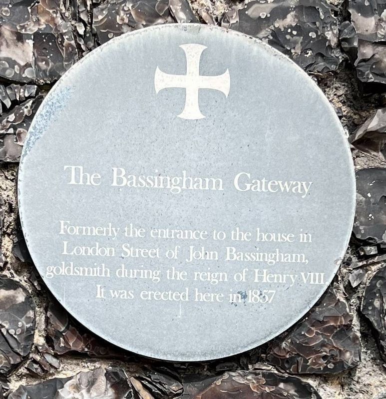 The Bassingham Gateway Marker. Click for full size. The Bassingham Gateway Marker image. Click for full size.