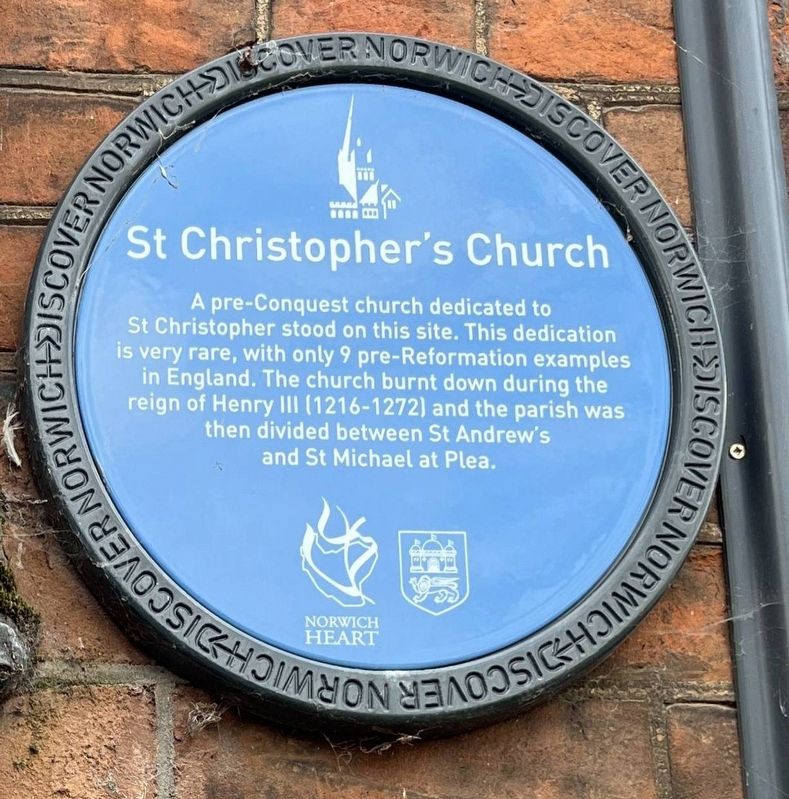St Christopher's Church Marker image. Click for full size.