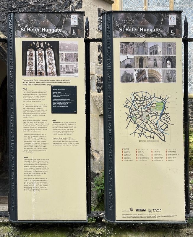 St Peter Hungate Marker image. Click for full size.