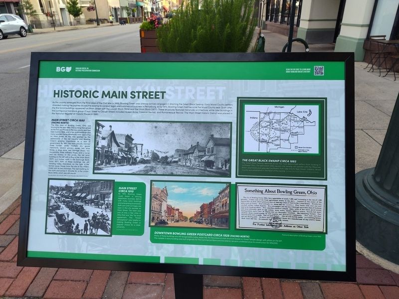 Historic Main Street Marker image. Click for full size.