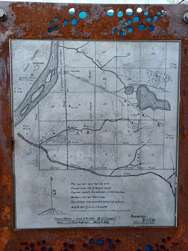 Treaty of Chicago (1821) / Treaty of Zhaagaagong (1821) Marker — back side. Click for full size. Treaty of Chicago (1821) / Treaty of Zhaagaagong (1821) Marker — back side image. Click for full size.