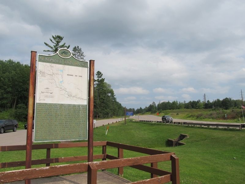 Menominee Iron Range Marker. Click for full size. Menominee Iron Range Marker image. Click for full size.